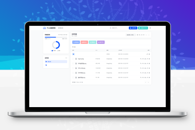 全新轻量化个人云盘系统源码 PC+H5自适应