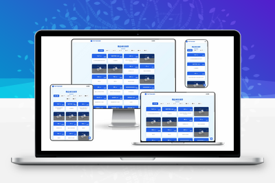 带简易后台管理的米表系统 域名出售系统 自适应页面