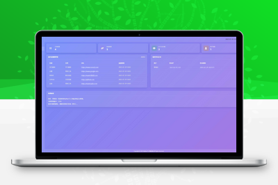 好看的个人导航系统多模板带后台