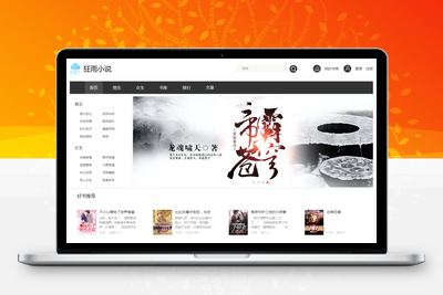 狂雨小说CMS内容管理系统 v1.5.5 pc+h5自适应网站