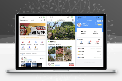 同城论坛发布社区系统源码 二手闲置 房屋出租 全开源