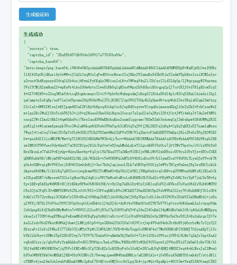 php图形验证码生成系统源码 支持api接口调用 提供SDK 轻量级简单易用插图4 php图形验证码生成系统源码 支持api接口调用 提供SDK 轻量级简单易用插图4